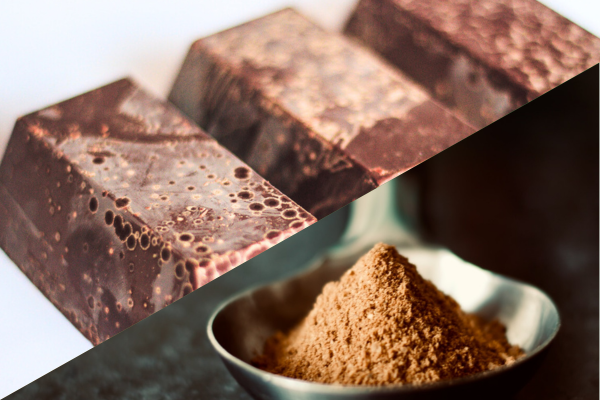 cacao block v cacao powder