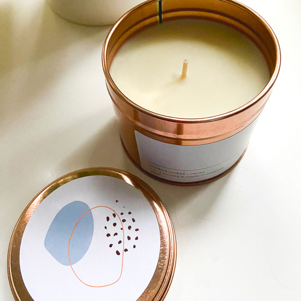 cacao calm candle - pure soy