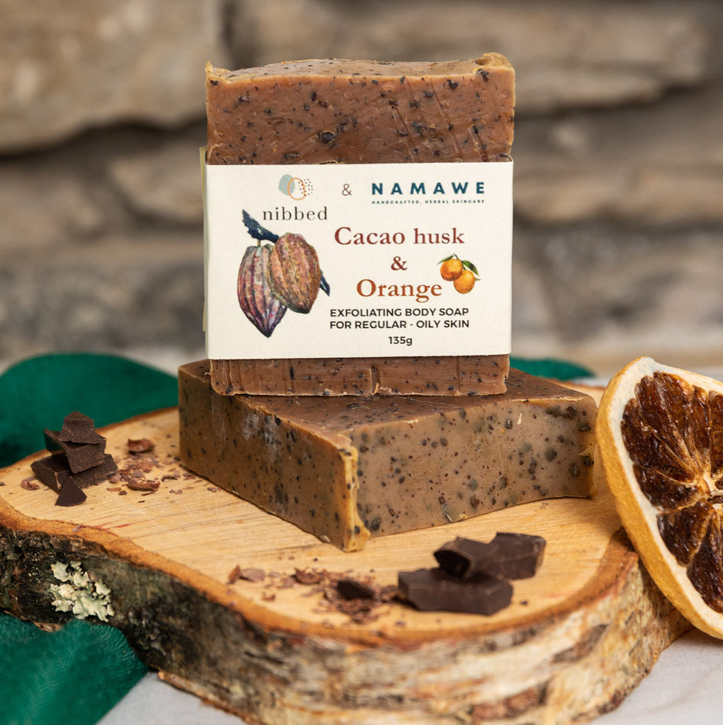 cacao husk & orange soap | namawe