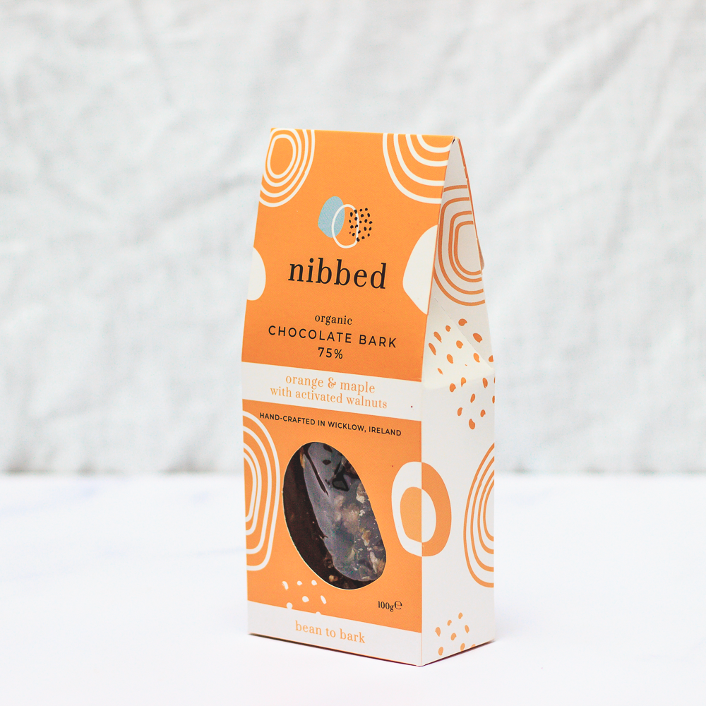 Nibbed Bean to Bar Organic Dark Orange Chocolate